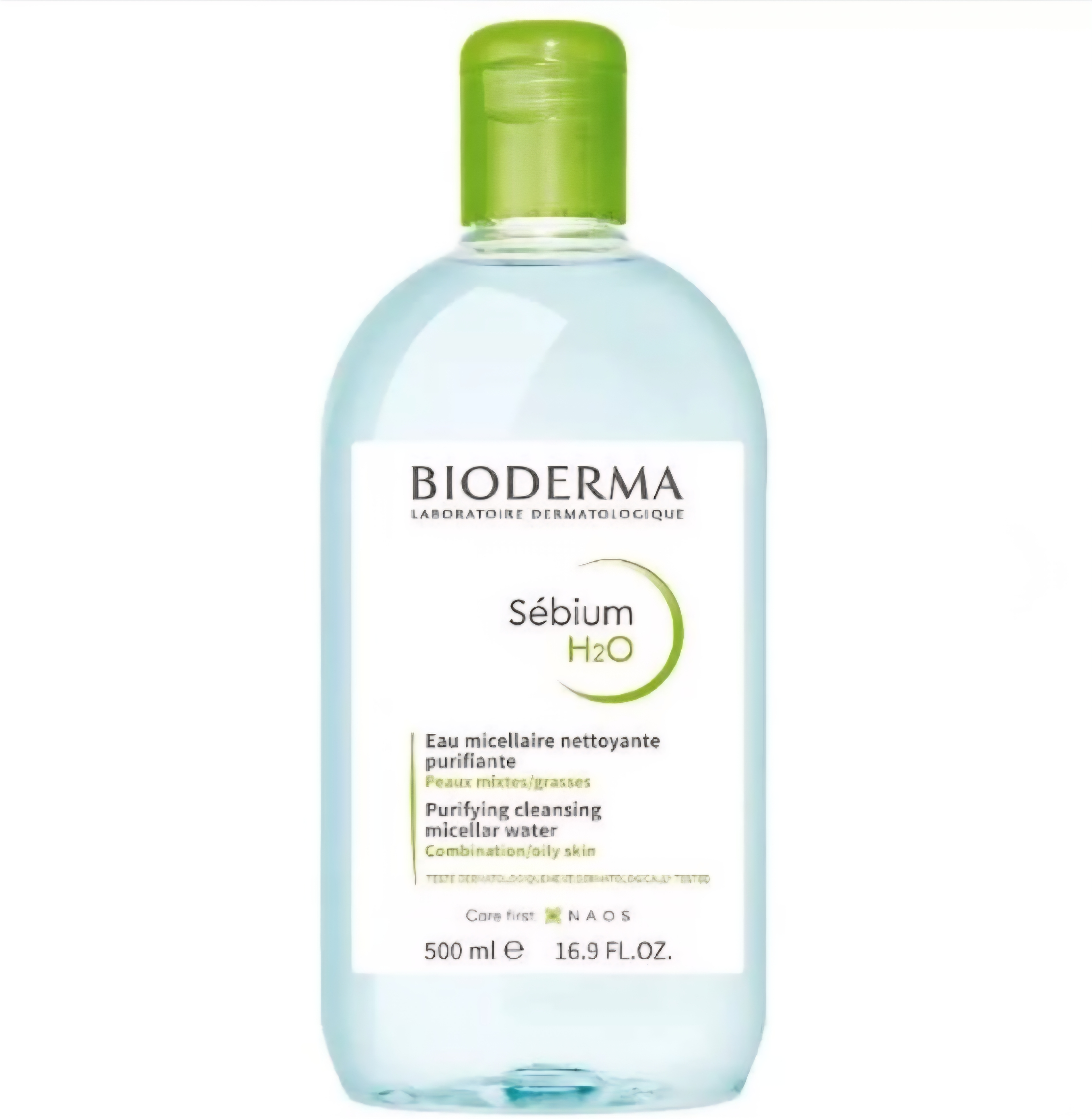 میسلارواتر پاک کننده آرایش پوست چرب Sebium H2O بایودرما (500 میل)